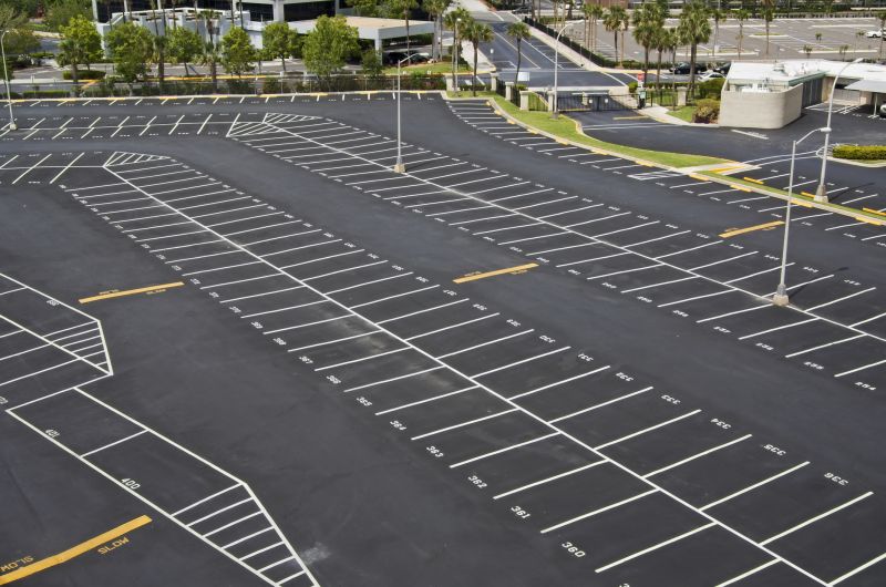 Asphalt Parking Lot Paving detail